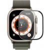 ENKAY ochranná fólia s čiernym rámčekom pre Apple Watch Ultra 49mm - možnosť vrátiť tovar ZADARMO do 30tich dní
