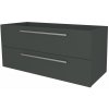 Mereo, Mereo Bino, kúpeľňová skrinka 121 cm, Multidecor, Šedá antracit, MER-CN693SSEAN