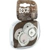 LOVI Dynamický utišujúci cumlík Buddy Bear 0-6m, 2ks