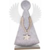 Vianočná dekorácia Anjel 27 cm, plsť