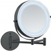 Wenko | WENKO 71559800 - Zrkadlo POWER-LOC 25,5x32 cm čierne | WE0272