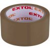 Extol Premium 8856325 | Páska lepiaca hnedá tichá, 48mm x 66m, hrúbka 0,05mm
