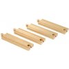Brio Stredné koľajnice rovné, 144 mm, 4 ks