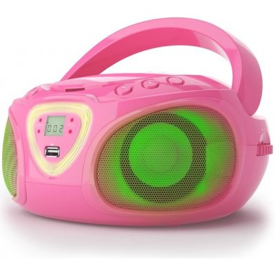 Auna Roadie CD Boombox UKW rádio, Svetelná show, CD prehrávač, Bluetooth 5.0 (MG3-Roadie PkBTUSB)