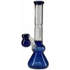 Sklenený Ice bong s perkolátorom Black Leaf® 31 cm Farba: Modrá