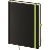 Helma 365 Bodkovaný zápisník Black Green A5 (L)
