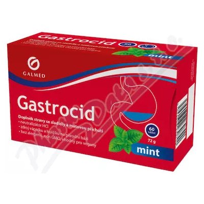 Galmed Gastrocid Mint 60 tabliet