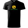 John Beer jeleň s pivom - Tričko extra veľké (5-8XL) - 5XL ( Čierna )