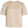 Vila blúzka Noos Top Ellette Cement béžová