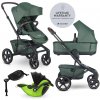 EASYWALKER EASYWALKER Kočík kombinovaný Jimmey 2v1 Pine Green LITE RWS + KIDDY Evoluna i-size 2 + základňa