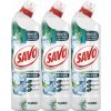 SAVO Turbo na vodný kameň WC gél 3× 700 ml