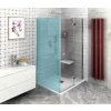Polysan FORTIS LINE sprchové dvere do rohového kútu 100x200cm Číre/Chróm Krídlové dv Pravé SPH FL1010R