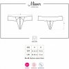 Tangá Miamor otvorené - Obsessive L/XL černá