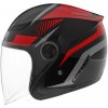 Prilba CASSIDA Reflex (čierna/červená/sivá) XL