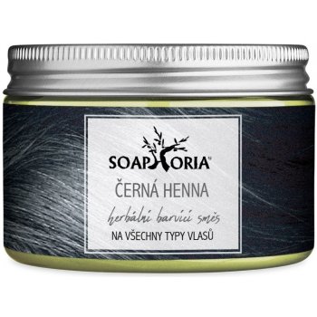 Soaphoria Bylinná farbiaca zmes na vlasy z henny - čierna 100 g