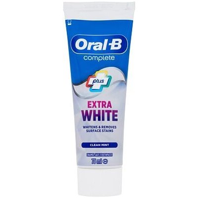 Oral-B Complete Plus Extra White Clean Mint zubní pasta 75 ml