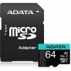 ADATA V30S/micro SDXC/64GB/95MBps/UHS-I U3/Class 10/+ Adaptér (AUSDX64GUI3V30SA2-RA1)