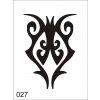 Airbrush tetovacia šablóna pre jednorazové použitie V027