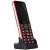 EVOLVEO EasyPhone LT, mobilní telefon pro seniory s nabíjecím stojánkem (červená barva)