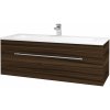 Dreja Umývadlová skrinka ASTON SZZ 120 - D06 Orech / Úchytka T02 / D06 Orech