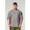 Nebbia Washed-off Oversized tričko No shortcuts 369 šedé