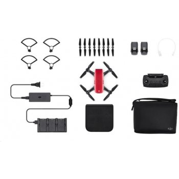 DJI Spark, Fly More Combo, Lava RED - DJIS0203C