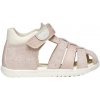Dievčenské sandálky Geox, B SANDAL MACCHIA Ružová,Biela 26