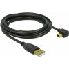 Delock 82683 kábel USB 2.0 A - USB mini B 3m pravouhlý