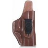Puzdro opaskové kožené FALCO Multifit IWB/OWB AM02-2215 pravé - hnedé