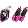 Oceanreef Šnorchlovací set OCEAN REEF ARIA QR + DUO TRAVEL S/M (36 až 42) M/L rúžová PK
