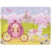 Bigjigs puzzle Princezná s kočiarom 9 ks