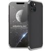 Plastový kryt GKK na iPhone 13 Mini - Čiernostrieborná