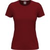 Stedman Tričko Classic-T Fitted Women, krátký rukáv, dámské COT05260006601-bordeaux S Bordó