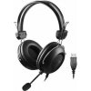Herné slúchadlá A4tech HU-35 USB čierna (HU-35)