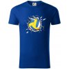 Volejbal lopta v triku - Tričko z organickej bavlny - 2XL ( Kráľovská modrá )
