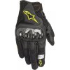 Rukavice na motorku Alpinestars SMX-1 AIR 2 fluo žlto-čierne Veľkosť: XL