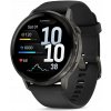 Smart hodinky Garmin Venu 4 45mm Čierna Slate s čiernym remienkom 010-03014-00