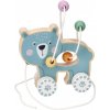 Edukačná drevená hračka ťahacia s labyrintom - Medvedík, Adam Toys