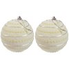 HOME DECO Gule biele 2 ks 10 cm