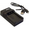 VHBW Nabíjačka batérií GoPro Hero 3, AHDBT-201 / AHDBT-301 / AHDBT-302, MicroUSB - neoriginálne