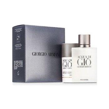 Giorgio Armani Acqua di Gio Pour Homme EDT 100 ml + deostick 75 ml pre mužov darčeková sada