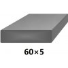 BranyPosuvne.sk Plochá plná oceľová tyč 60x5 mm (pásovina), bez povrchovej úpravy 6 m (J-P60x5-6)
