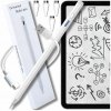 Dotykové Pero ZeeTech univerzálny pre telefón, notebook, tablet, biely