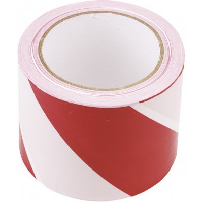 Topex výstražná páska 80 mm x 90 m červená-biela