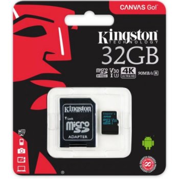 Kingston microSDHC 32GB UHS-I U3 SDCG2/32GB od 10,7 € - Heureka.sk