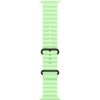 Apple Watch 49 mm neónovo zelený Oceánsky remienok – vyhotovenie z čierneho titánu MGCL4ZM/A