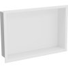Mexen X-Wall-R zapustená polička s okrajom 45 x 30 cm, biela - 1920453010
