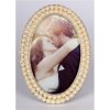 Svadobný perlový oválny fotorámik 10x15 PEARL OVAL