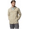 Pánska vetrovka Columbia Skien Valley™ Hooded Long sleeve Shirt Veľkosť: XL / Farba: béžová/biela