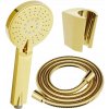 Mexen príslušenstvo - 1-bodový ručný sprchový set R-40, zlatá, 785406052-50